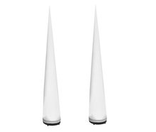 Aircone-Set weiss 3m hoch (2 Stück) , Lichteffekt, Leuchtsäule, Dekoeffekt, Lichtkegel