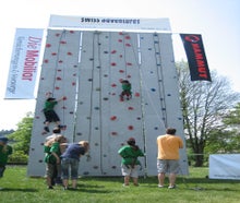 Mobile Kletterwand