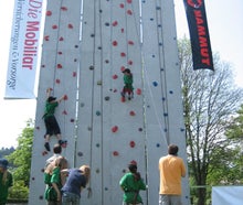 Mobile Kletterwand