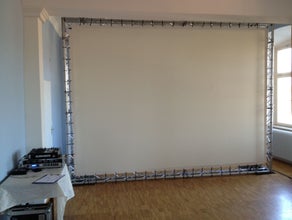 Großbildleinwand im Trussrahmen 400 x 290 cm