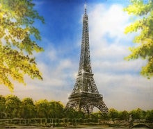 Eiffelturm -Bühnenbild - Paris - Frankreich