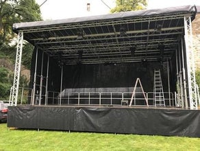 Bühne Stagemobil XXL - 60qm (10x6m) B2B Konditionen Anfragen - mobile Bühne