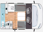 Ultrakompaktes Wohnmobil 6m - Kompaktheit eines Vans, großes Badezimmer - Galerie - Bild 2