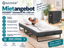 Gästebett 90 × 200 cm belastbar bis 250 kg