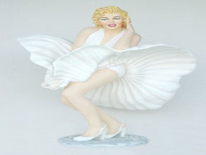 Marilyn Figur lebensgroß, Schauspielerin, Sängerin, Hollywood, Kino, Film