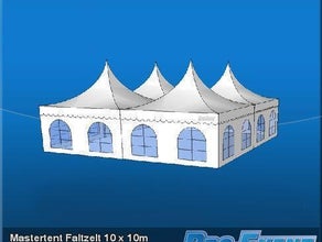 Mastertent Faltzelt 10 x 10m