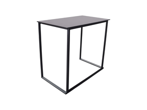 Hochtisch Kubix schwarz 120x70x110 cm
