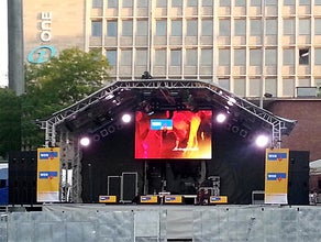 LED Bildwände - LED Trailer - Grossbildmonitore - Commercial TVs f. Messe Kongress Event