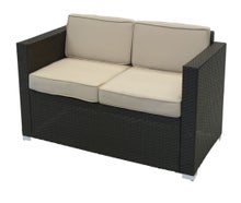 Rattan Club Sofa 2er
