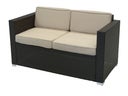 Rattan Club Sofa 2er