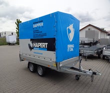 gebremster Hochlader mit Plane 3,05x1,80x1,80m - 2700kg Anhänger
