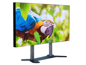 100 Zoll TV 4K UHD mit E- Standfuss mieten – Monitor
