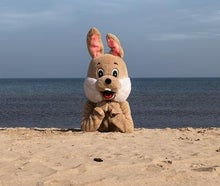 Osterhase hellbraun - Maskottchen Hase, Osterhasenkostüm, Hasenkostüm