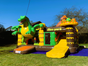 Dino Hüpfburg mieten mit Rutsche | Event & Geburtstag - Galerie - Bild 3
