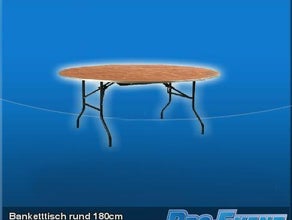 Banketttisch rund 180cm