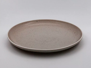 Teller flach Ossora, Ø 27cm beige