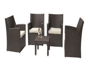 Rattan Creme Clubsessel