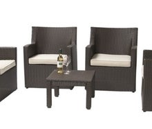 Rattan Creme Clubsessel