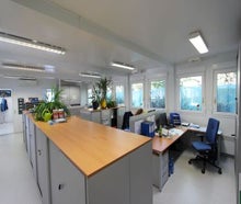 Bürocontainer 20 Fuss Trioanlage 6,00x7,50m Containex
