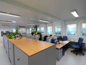 Bürocontainer 20 Fuss Trioanlage 6,00x7,50m Containex