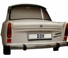 Berlin Trabbi Heck, Auto, Halbes Auto