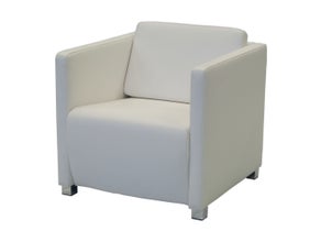 Sessel, weiß