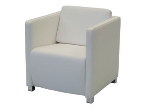 Sessel, weiß