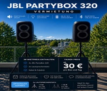 JBL PartyBox 320 Lautsprecher zur Miete
