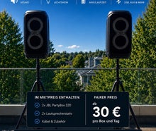 JBL PartyBox 320 Lautsprecher zur Miete