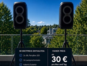 JBL PartyBox 320 Lautsprecher zur Miete