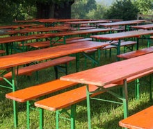 Sitzmöglichkeiten / Bierzeltgarnituren / Klappstühle uvm