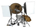 Walimex pro Studioset VC-400/400/300, für Fotografiearbeiten zuhause oder im Studio
