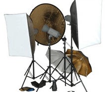 Walimex pro Studioset VC-400/400/300, für Fotografiearbeiten zuhause oder im Studio