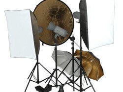 Walimex pro Studioset VC-400/400/300, für Fotografiearbeiten zuhause oder im Studio