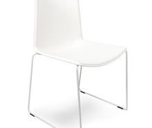 Bankettstuhl/Designstuhl TWEET weiß