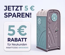 BRISEBOX CLASSIC - Baustellentoilette & Veranstaltungstoilette mieten