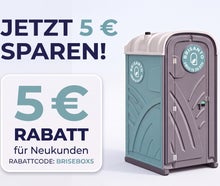 BRISEBOX CLASSIC - Baustellentoilette & Veranstaltungstoilette mieten