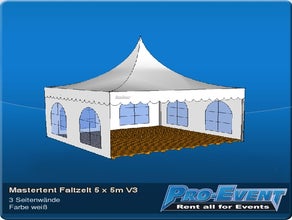 Mastertent Faltzelt 5 x 5m V3