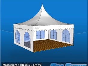 Mastertent Faltzelt 5 x 5m V3