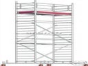 Rollgerüst Arbeitsbühne 0,75x1,8 Arbeitshöhe 7,3m
