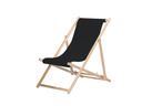 Liegestuhl schwarz - Strandstuhl, Loungemöbel