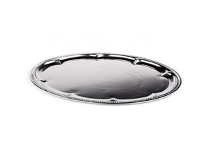Partyplatte oval "Barock Dekor"