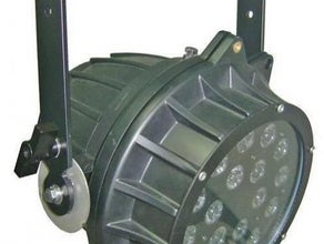 Outdoor LED Par-Strahler 18x3 Watt / IP 65 = wie 500 W Halogen