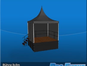 Bühne 3x3m