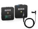 Rode Wireless GO Set mit Sennheiser ME 2 Ansteckmikrofon für Videokameras, Videopulte, Podcasts, Livestreams, etc.