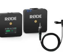 Rode Wireless GO Set mit Sennheiser ME 2 Ansteckmikrofon für Videokameras, Videopulte, Podcasts, etc.