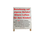Hinweisschild Haftungsausschluss mieten – Springburg, Luftburg, Kinderhüpfburg, Eventmodul, Hüpfburg - Galerie - Bild 2