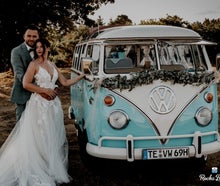 VW T1 Samba Bulli - Hochzeitsauto Oldtimer Brautwagen Mietauto - RockaBulli