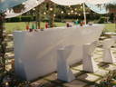 Vondom Faz Cocktail Bar mit LED-Beleuchtung, Indoor- und Oudoor Theke, Bar-Tresen, Counter mieten