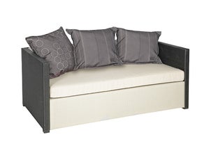 Loungesofa / Rattancouch / Outdoor Sofa 3-Sitzer FREIRAUM3